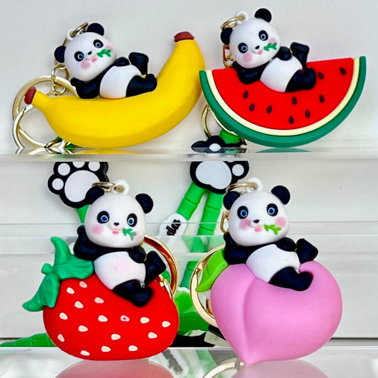 12215 Panda Fruit Key Charm-12