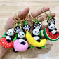 12215 Panda Fruit Key Charm-12