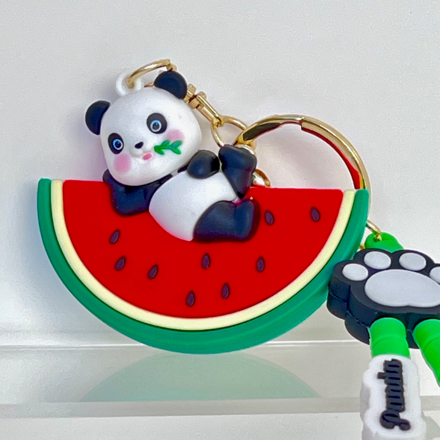 12215 Panda Fruit Key Charm-12