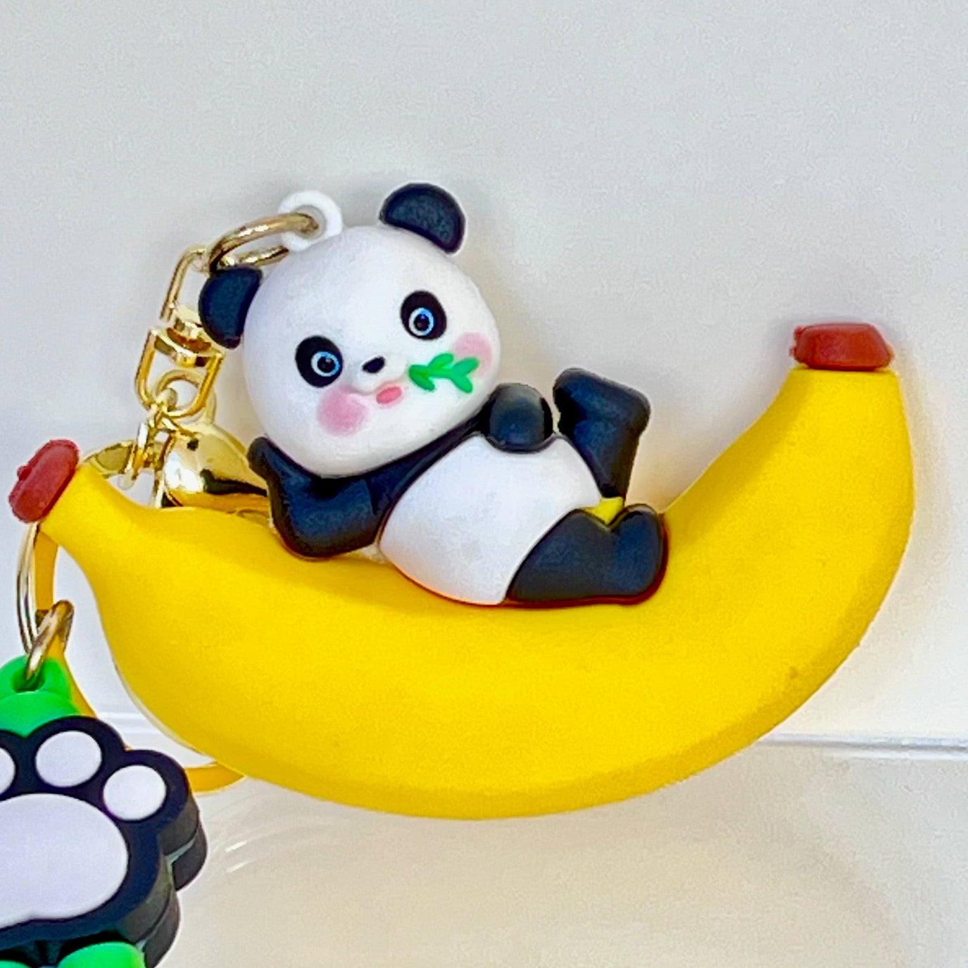 12215 Panda Fruit Key Charm-12
