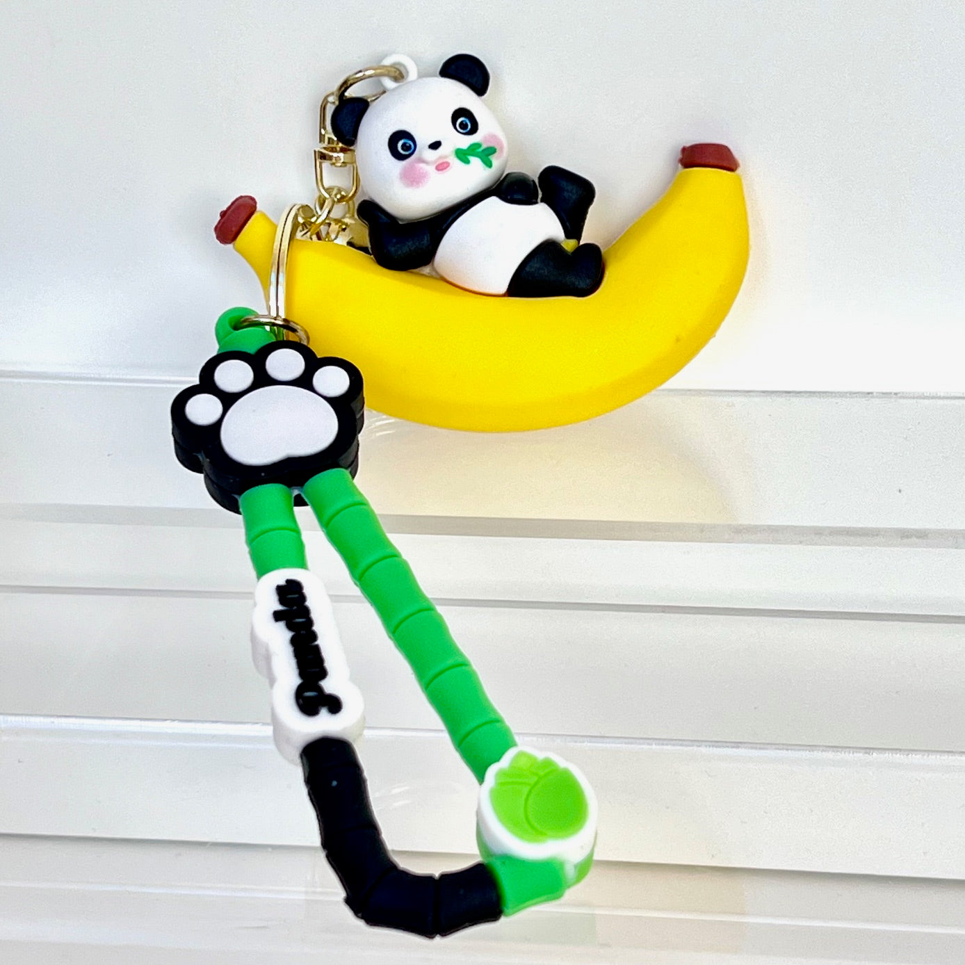 12215 Panda Fruit Key Charm-12