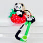 12215 Panda Fruit Key Charm-12