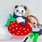 12215 Panda Fruit Key Charm-12