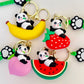 12215 Panda Fruit Key Charm-12