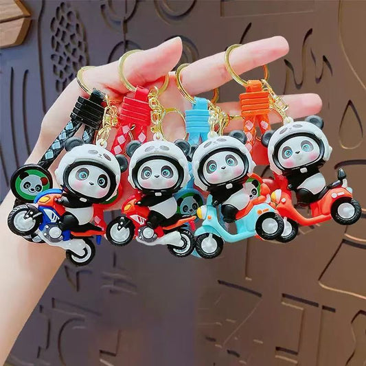 12217 Panda Scooter Key Charm-12