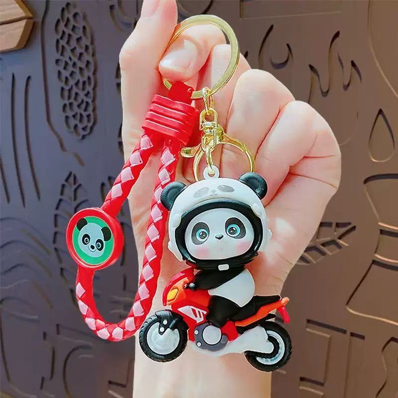 12217 Panda Scooter Key Charm-12