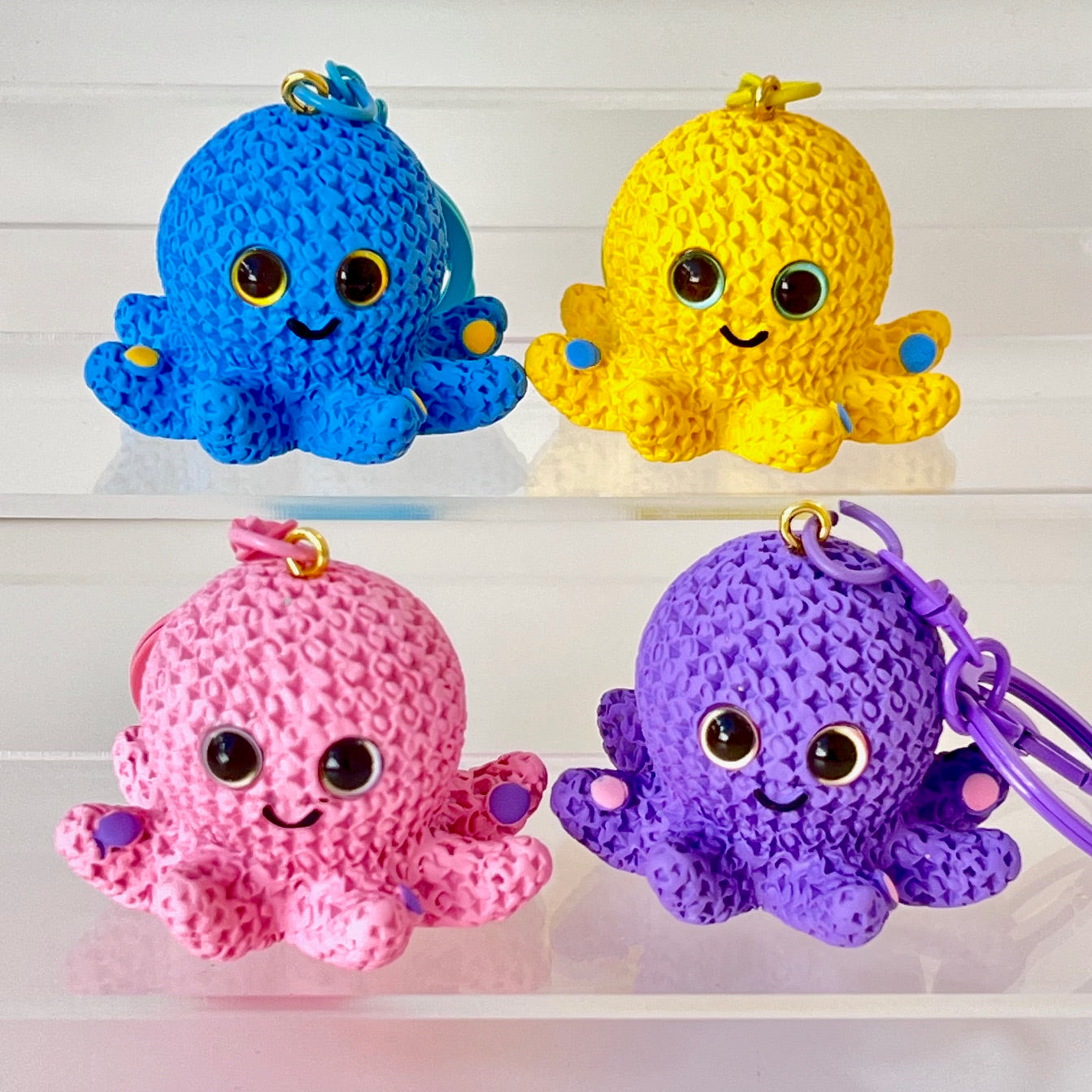 12219 Knitted Octopus Key Charm-12