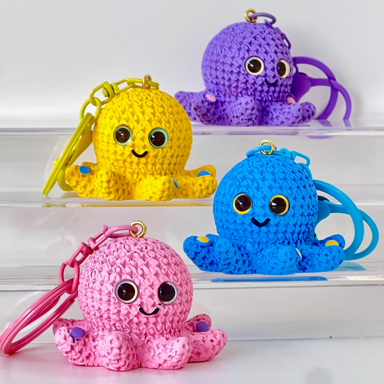 12219 Knitted Octopus Key Charm-12