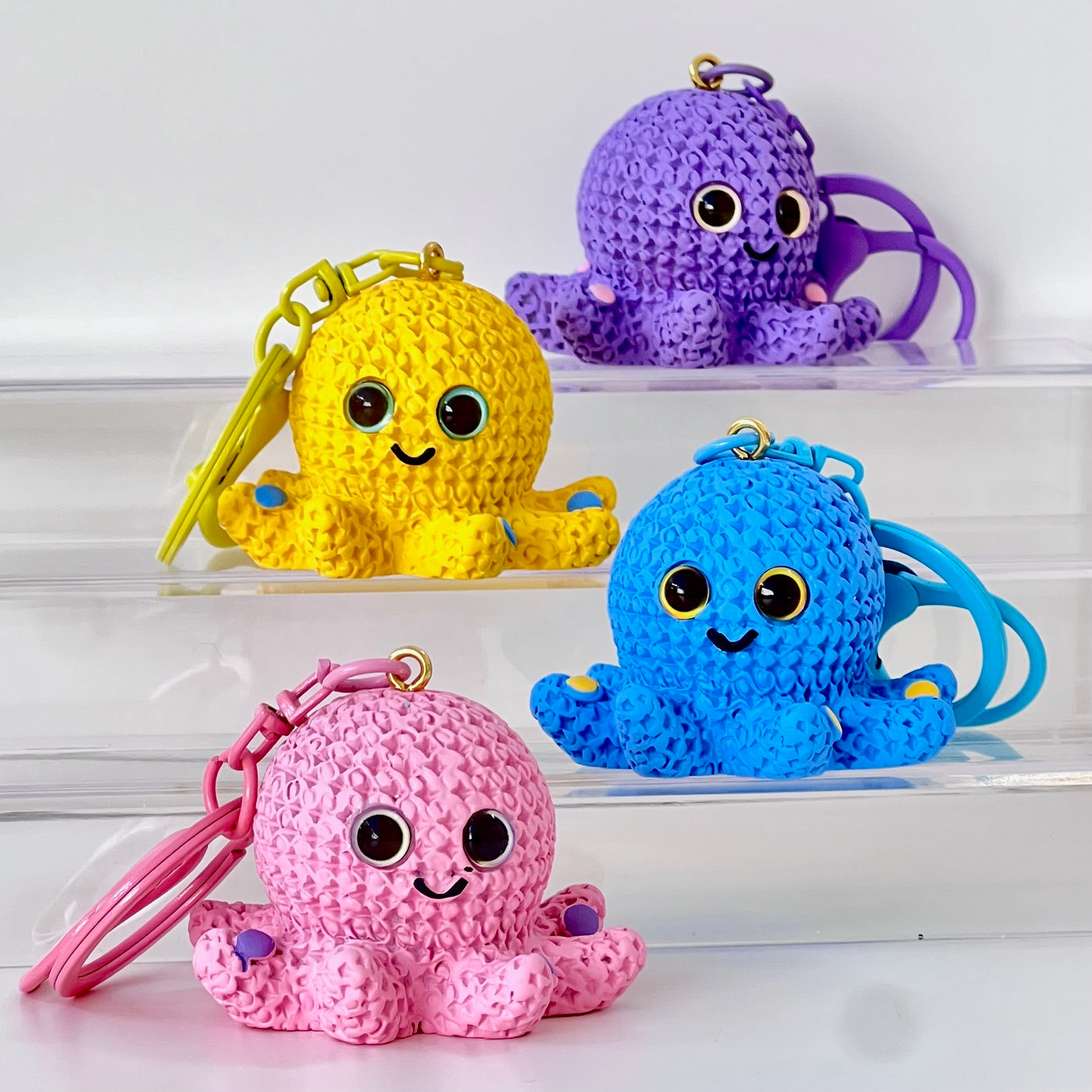 12219 Knitted Octopus Key Charm-12
