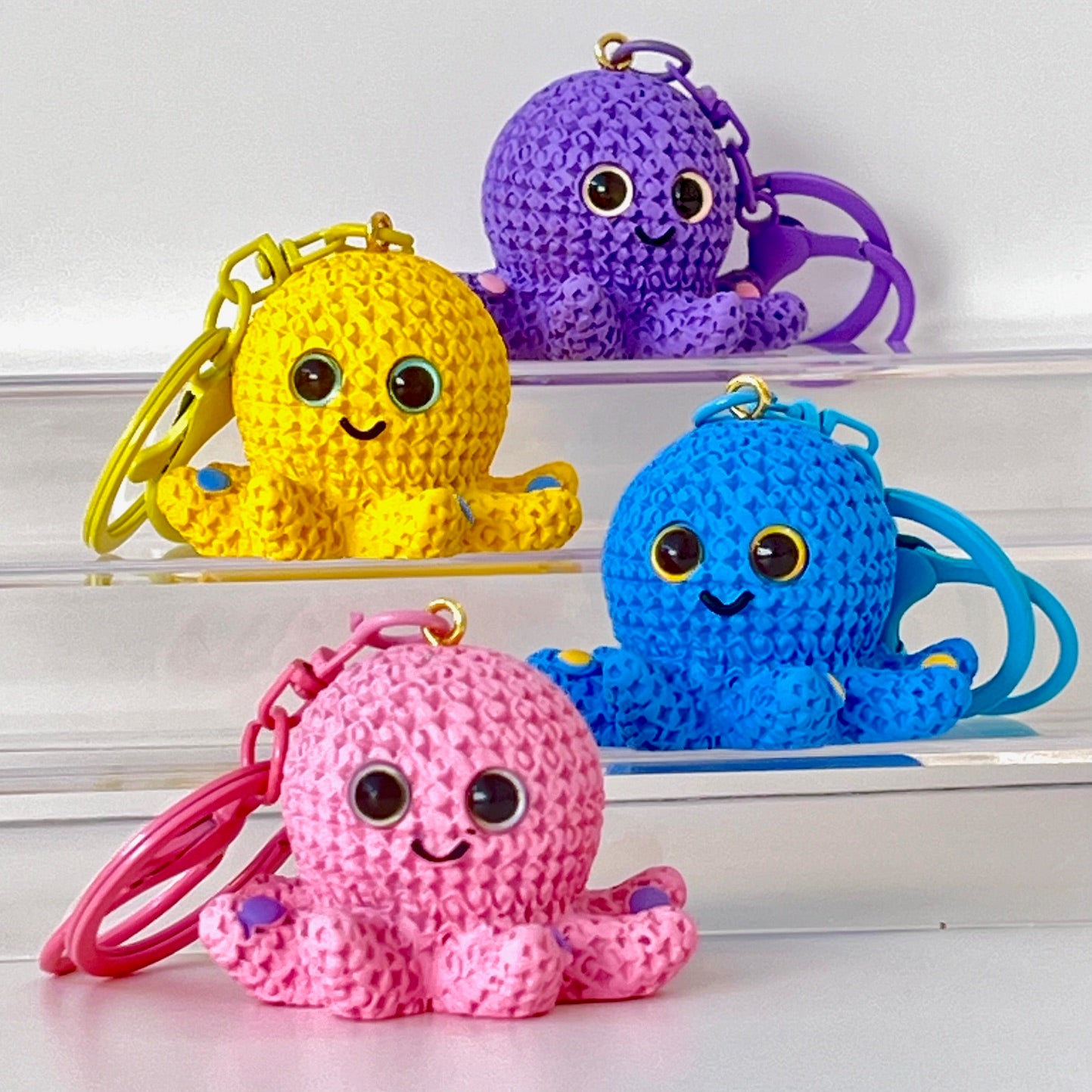 12219 Knitted Octopus Key Charm-12