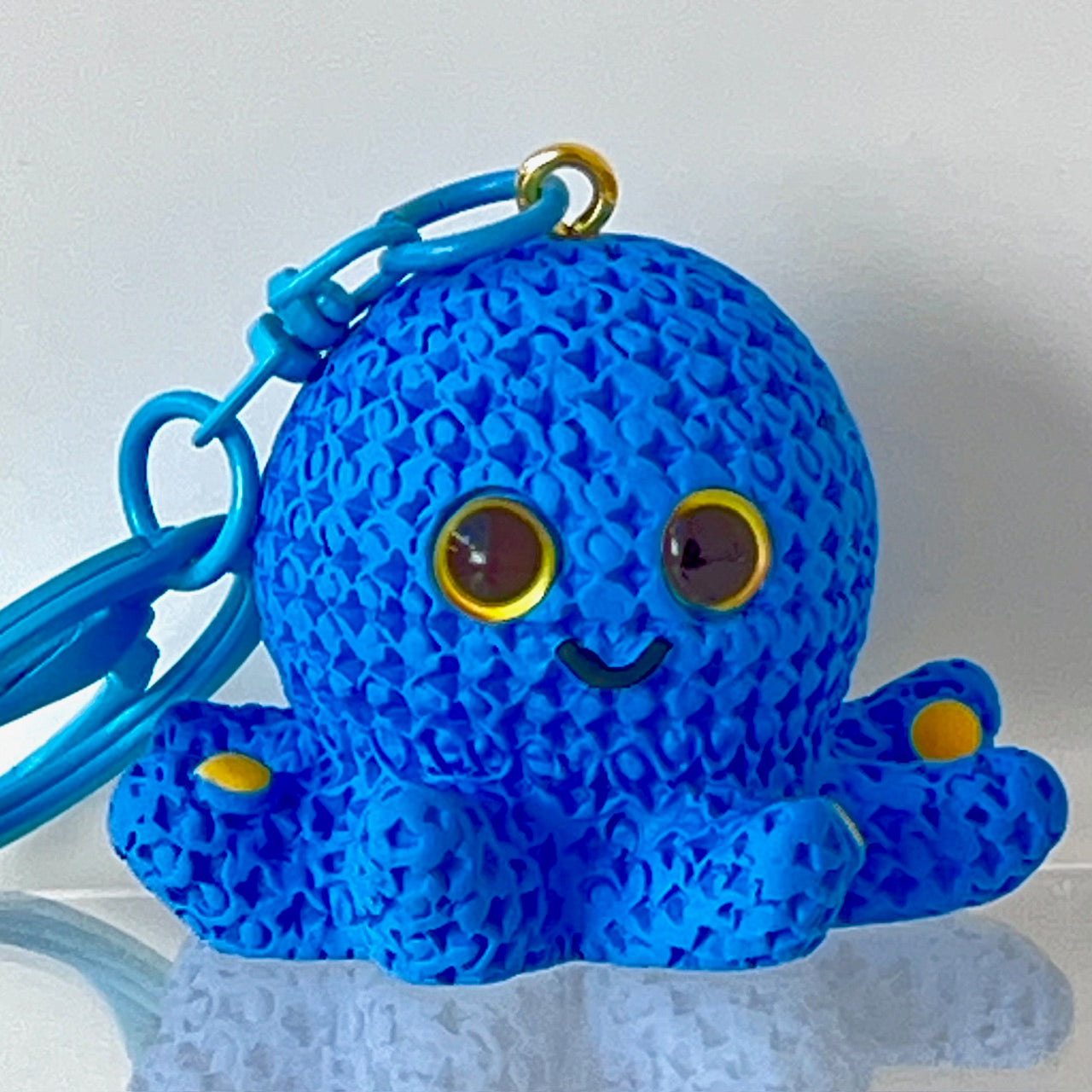 12219 Knitted Octopus Key Charm-12