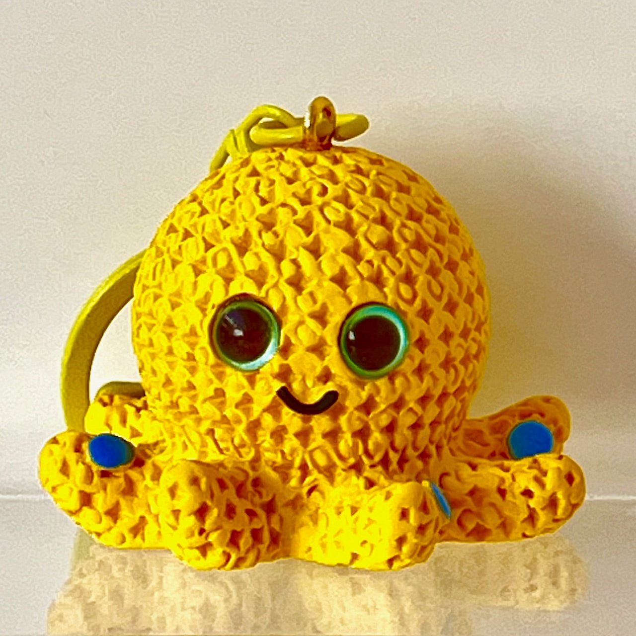 12219 Knitted Octopus Key Charm-12