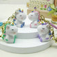 12220 Knitted Unicorn Key Charm-12