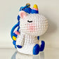 12220 Knitted Unicorn Key Charm-12