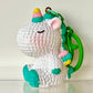 12220 Knitted Unicorn Key Charm-12