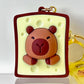 12221 Capybara Fast Food Key Charm-12
