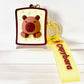 12221 Capybara Fast Food Key Charm-12