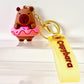 12221 Capybara Fast Food Key Charm-12