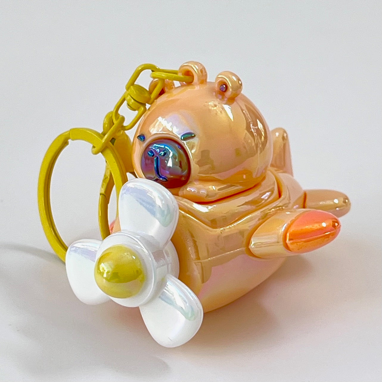 12222 Capybara Ace Airplane Key Charm-12