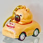 12223 Capybara Race Car Key Charm-12