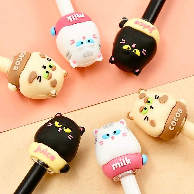 22718 Puffy Eye Cat Gel Pen-36