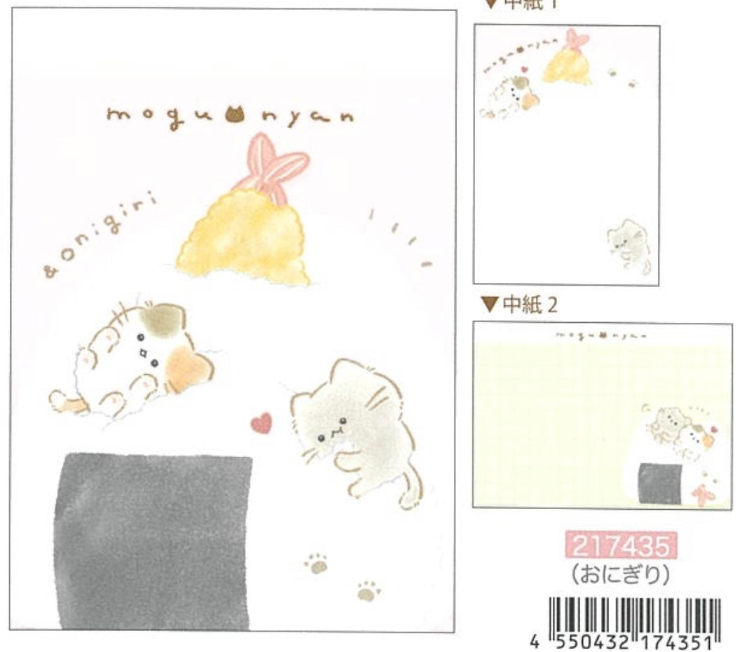 217435 Riceball Cat Mini Notepad-10