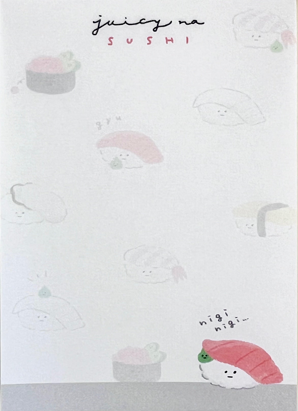 218106 Sushi Juicy Mini Note Pad-10