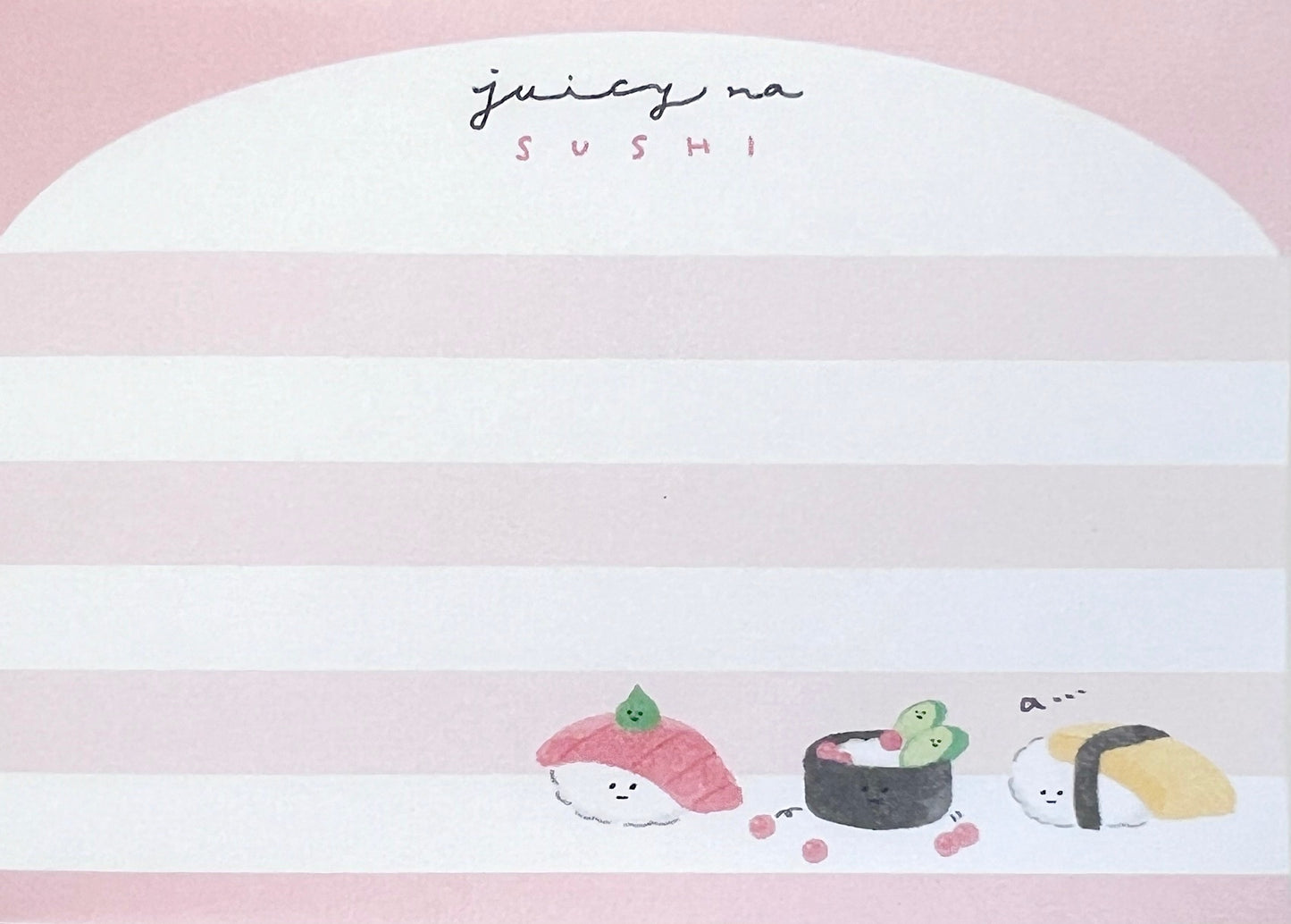 218106 Sushi Juicy Mini Note Pad-10