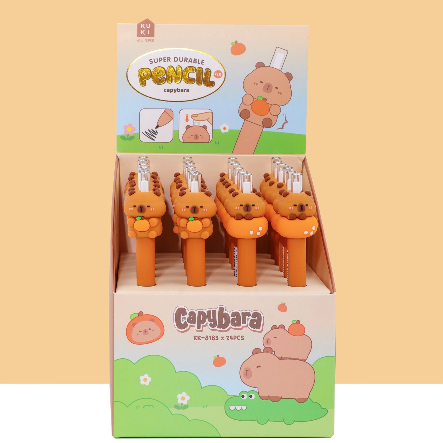 21810 CAPYBARA RETRACTABLE PENCIL-24