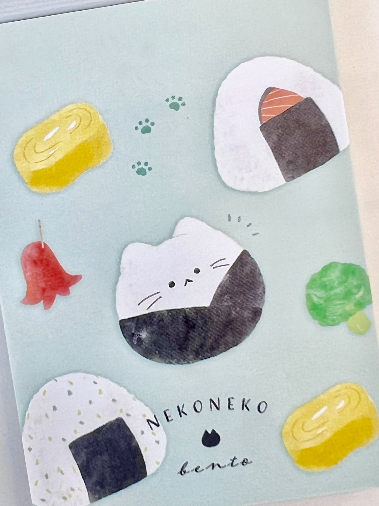 218611 Cat Rice Ball Mini Notepad-10