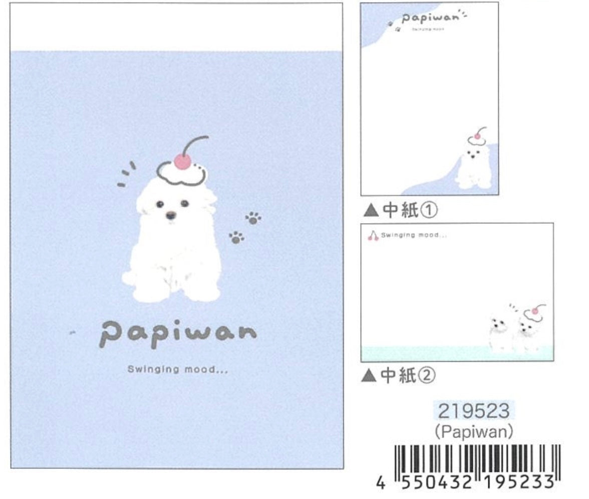 219523 Papiwan Dessert Dog Mini Notepad-10