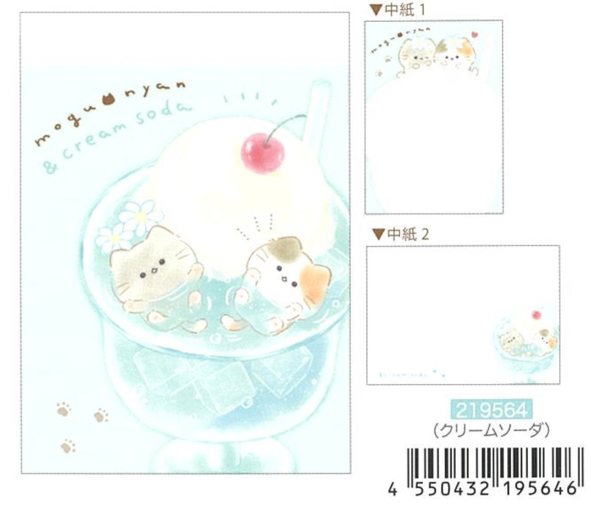 219564 Cat Cream Mini Notepad-10