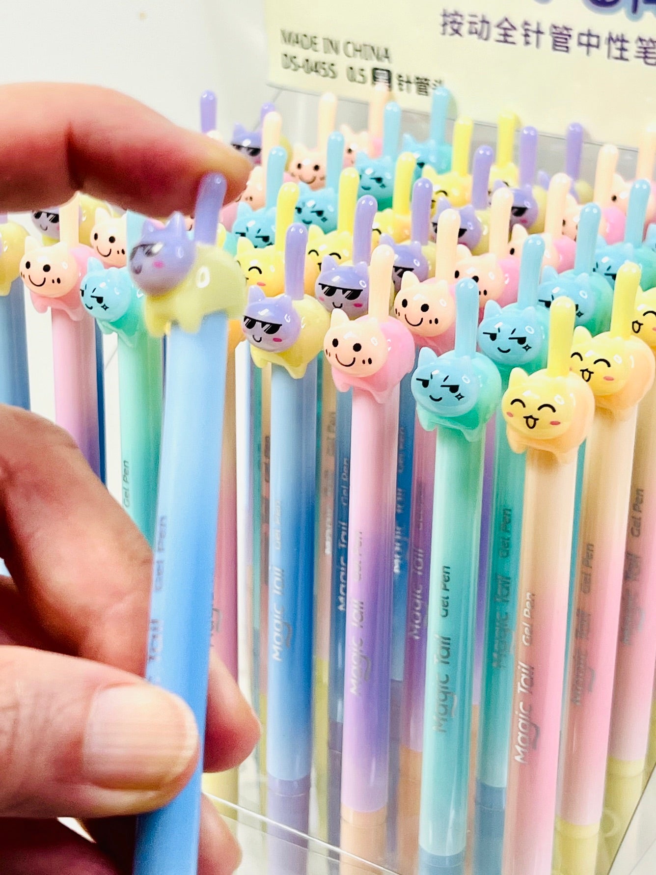 22189 Cat Tail Rainbow Gel Pen-48