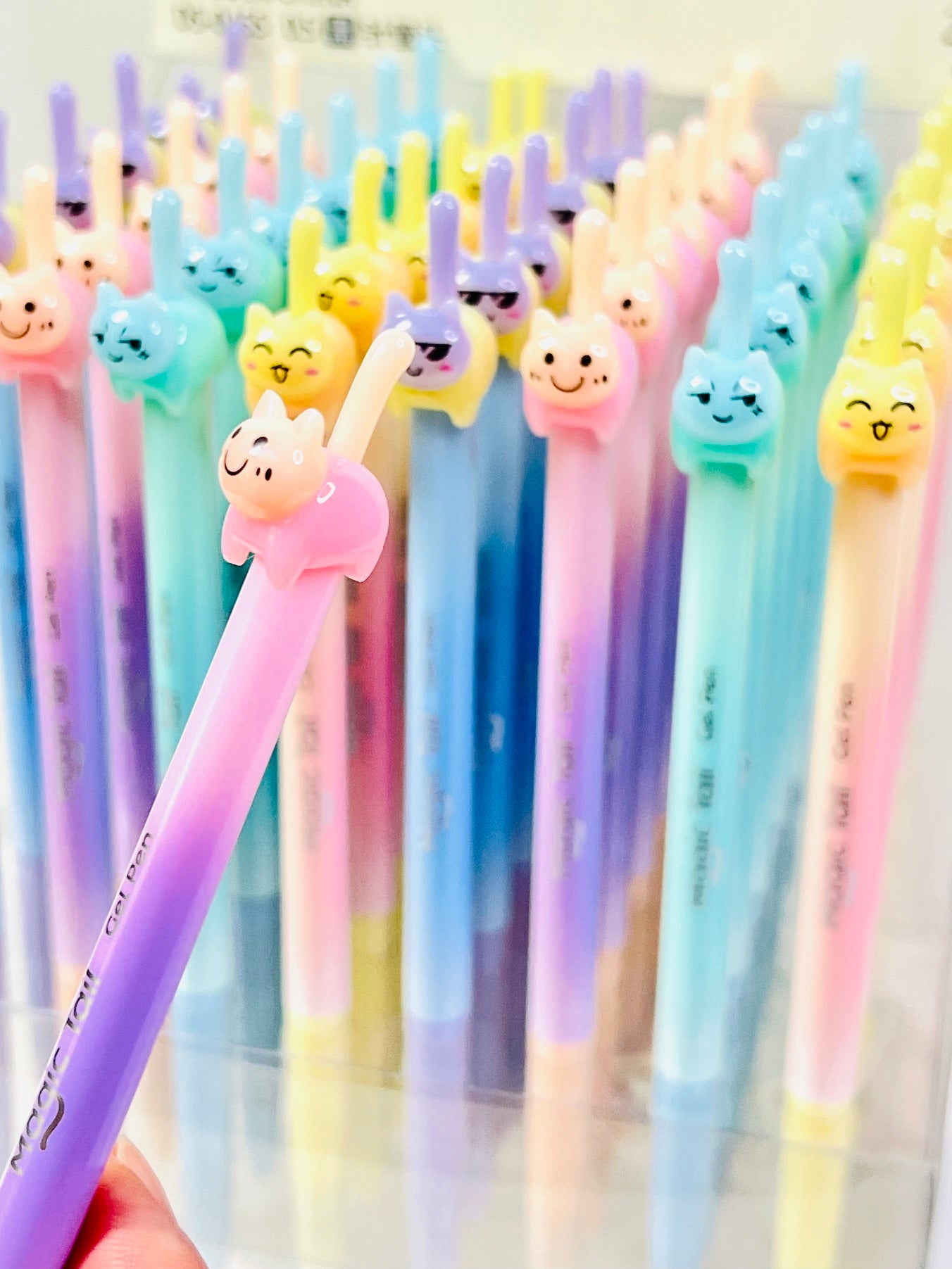 22189 Cat Tail Rainbow Gel Pen-48