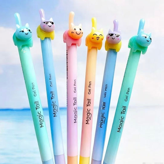 22189 Cat Tail Colors Gel Pen-48