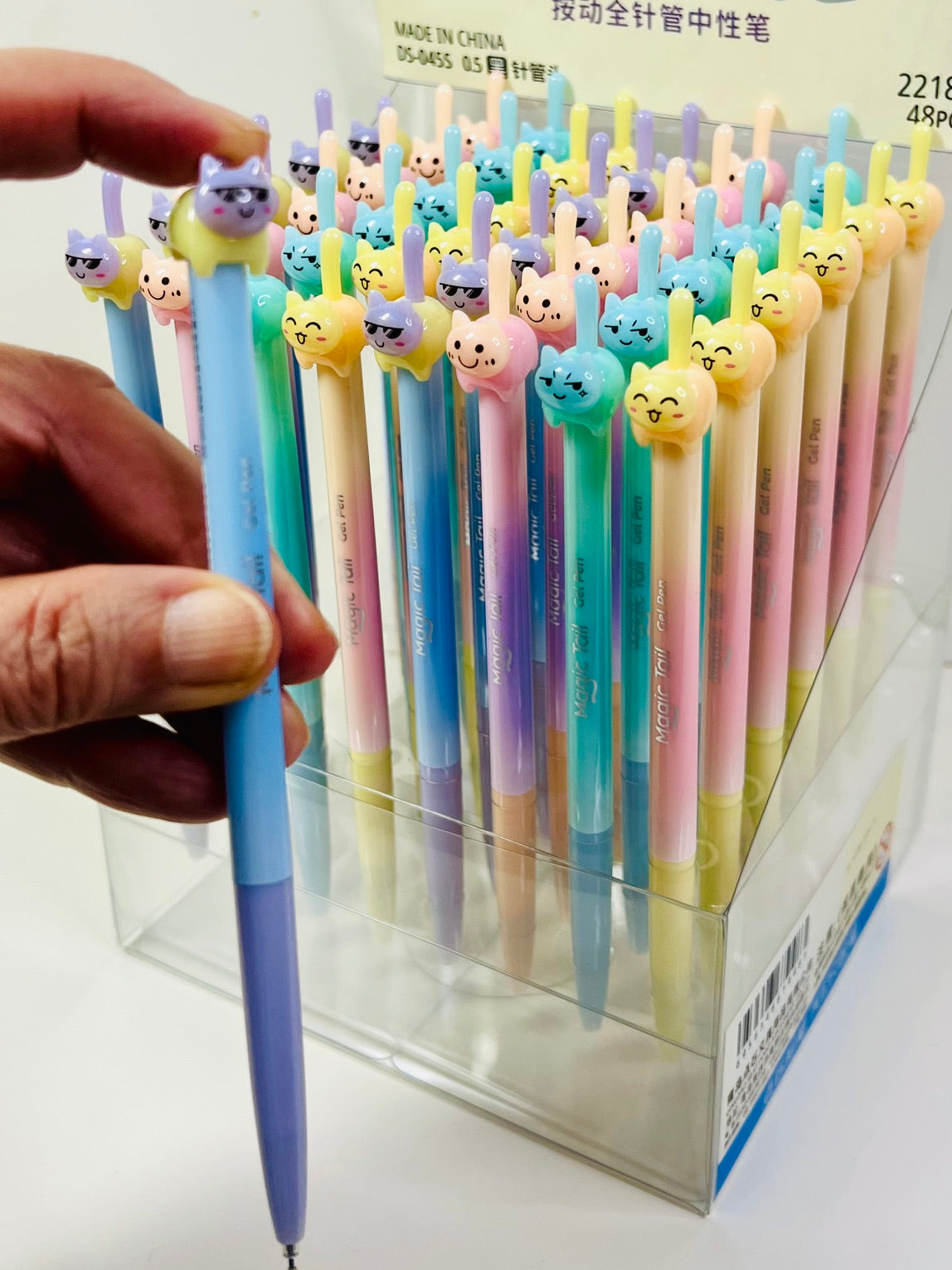 22189 Cat Tail Rainbow Gel Pen-48