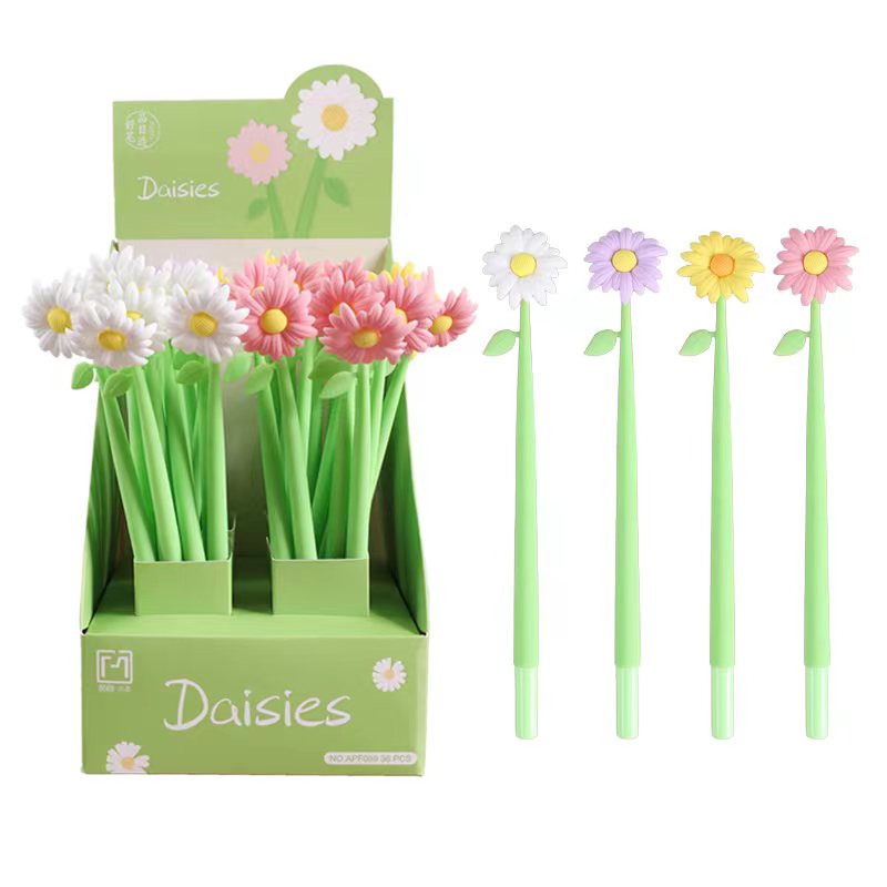 X 22576 DAISIES GEL PEN-DISCONTINUED