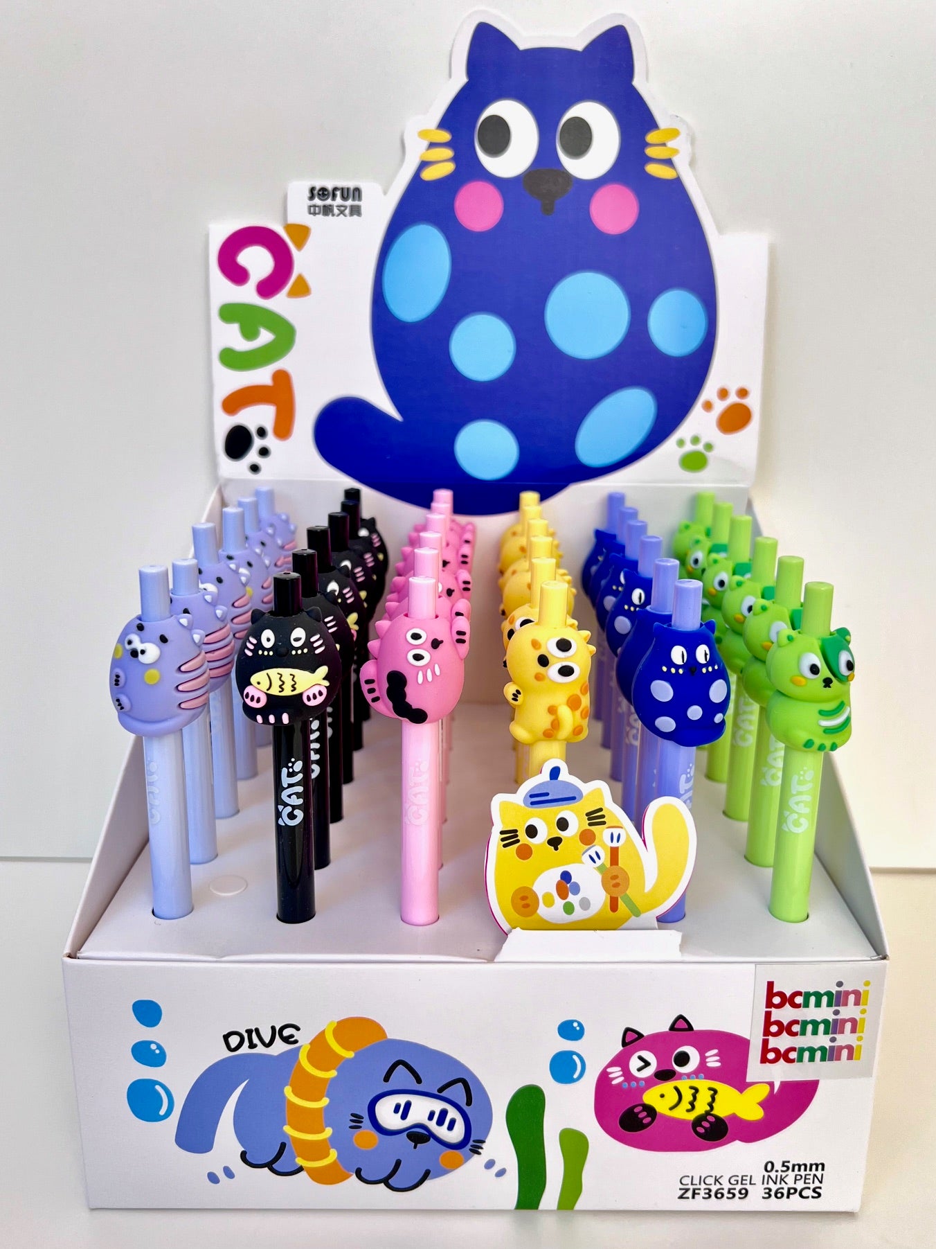 22601 CATS RETRACTABLE GEL PEN-36