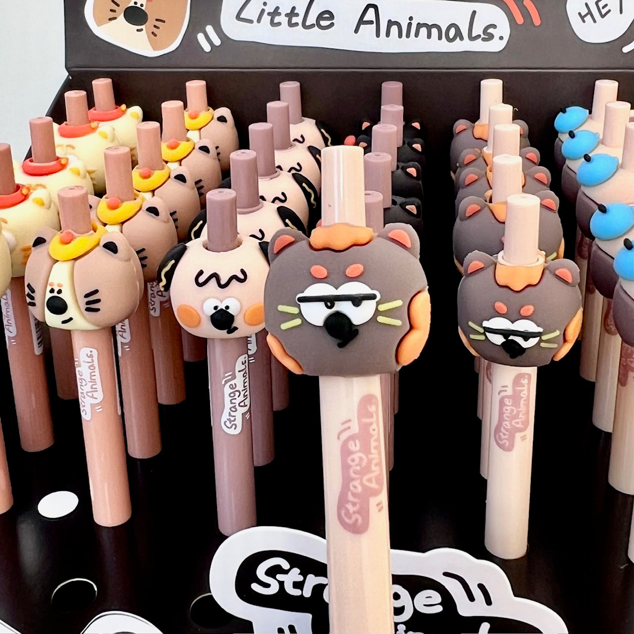 22602 ANIMALS CARTOON RETRACTABLE GEL PEN-36