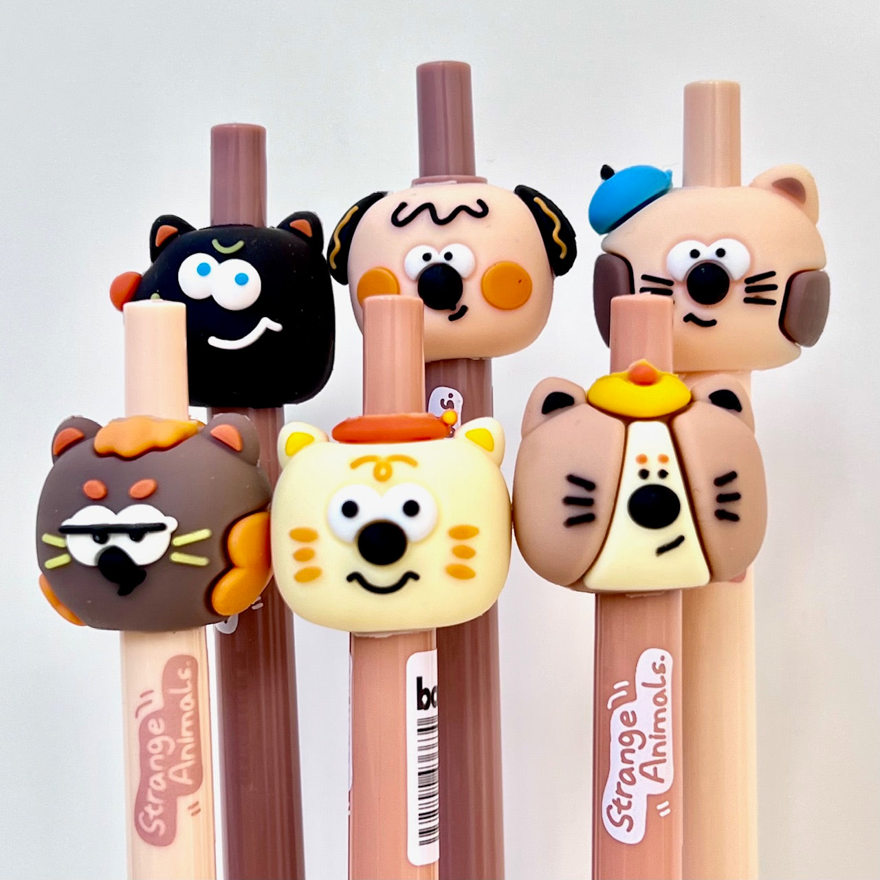 22602 ANIMALS CARTOON RETRACTABLE GEL PEN-36