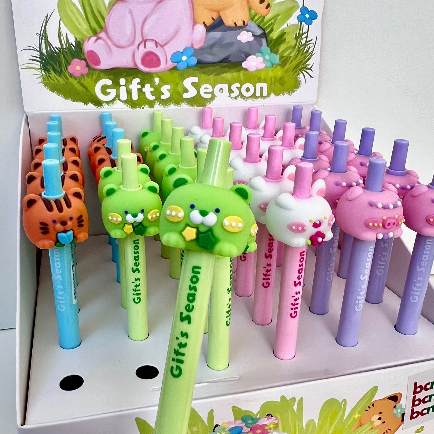 22603 ANIMALS GIFT SEASON RETRACTABLE GEL PEN-36