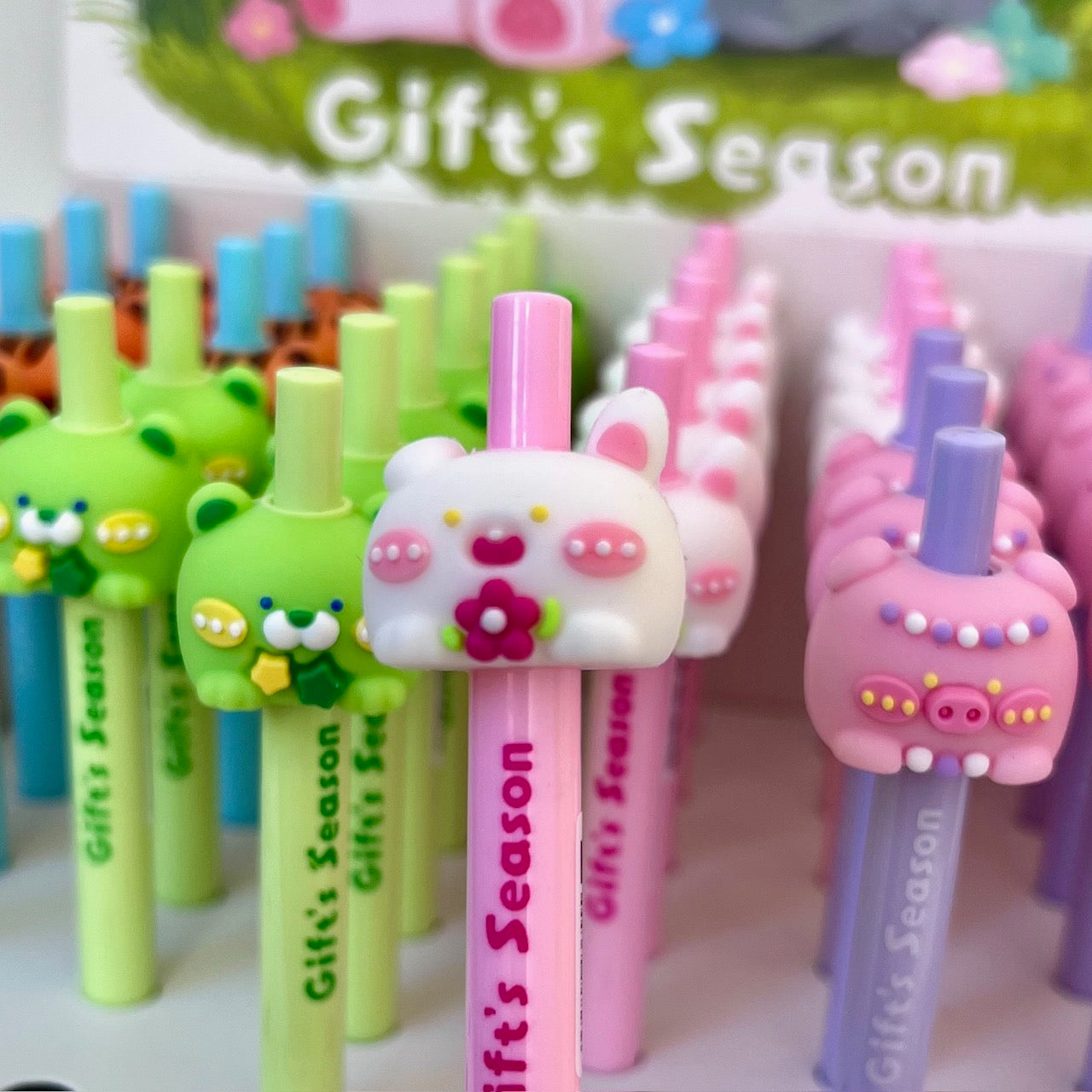 22603 ANIMALS GIFT SEASON RETRACTABLE GEL PEN-36