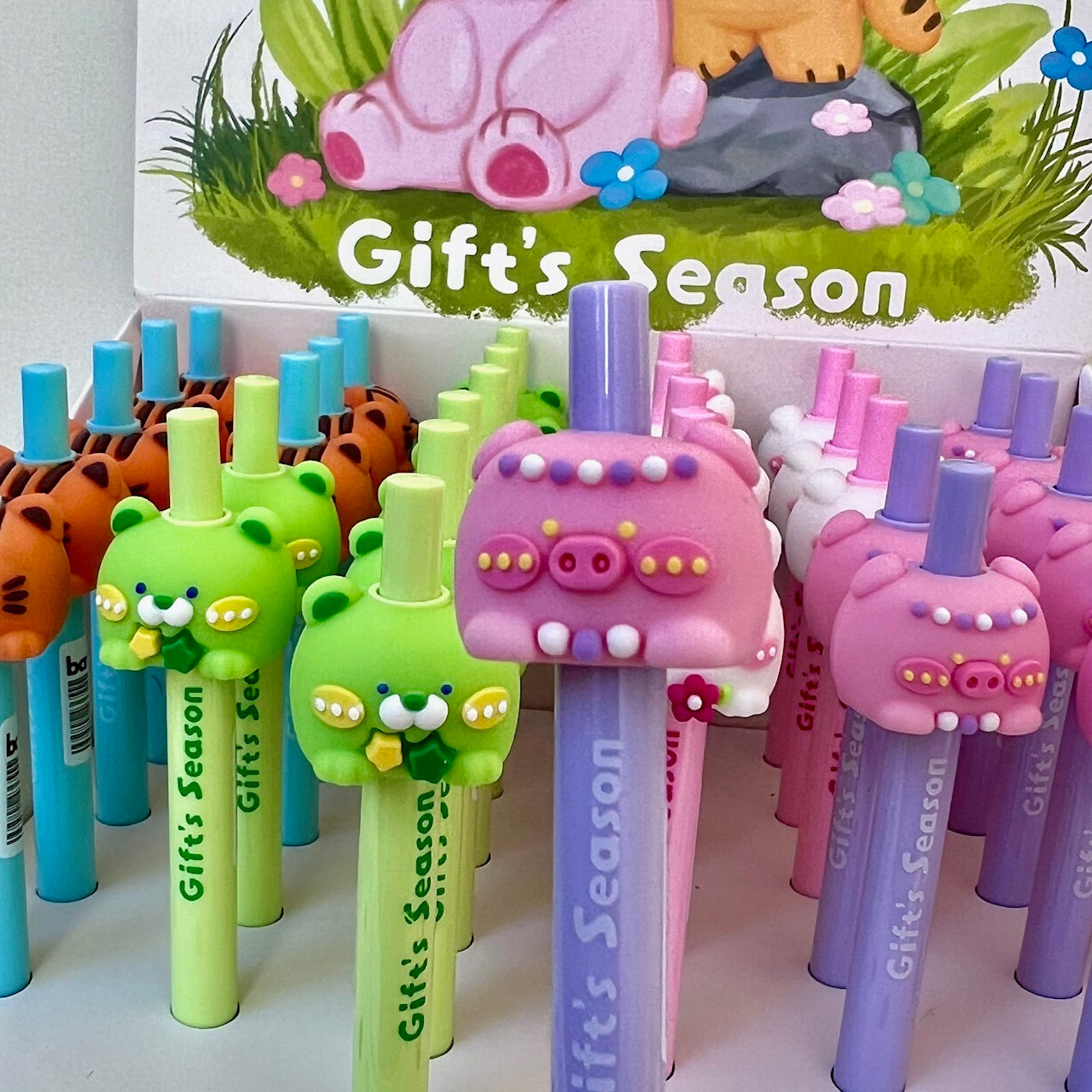 22603 ANIMALS GIFT SEASON RETRACTABLE GEL PEN-36