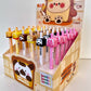 22605 HAPPY TOAST ANIIMALS RETRACTABLE GEL PEN-36