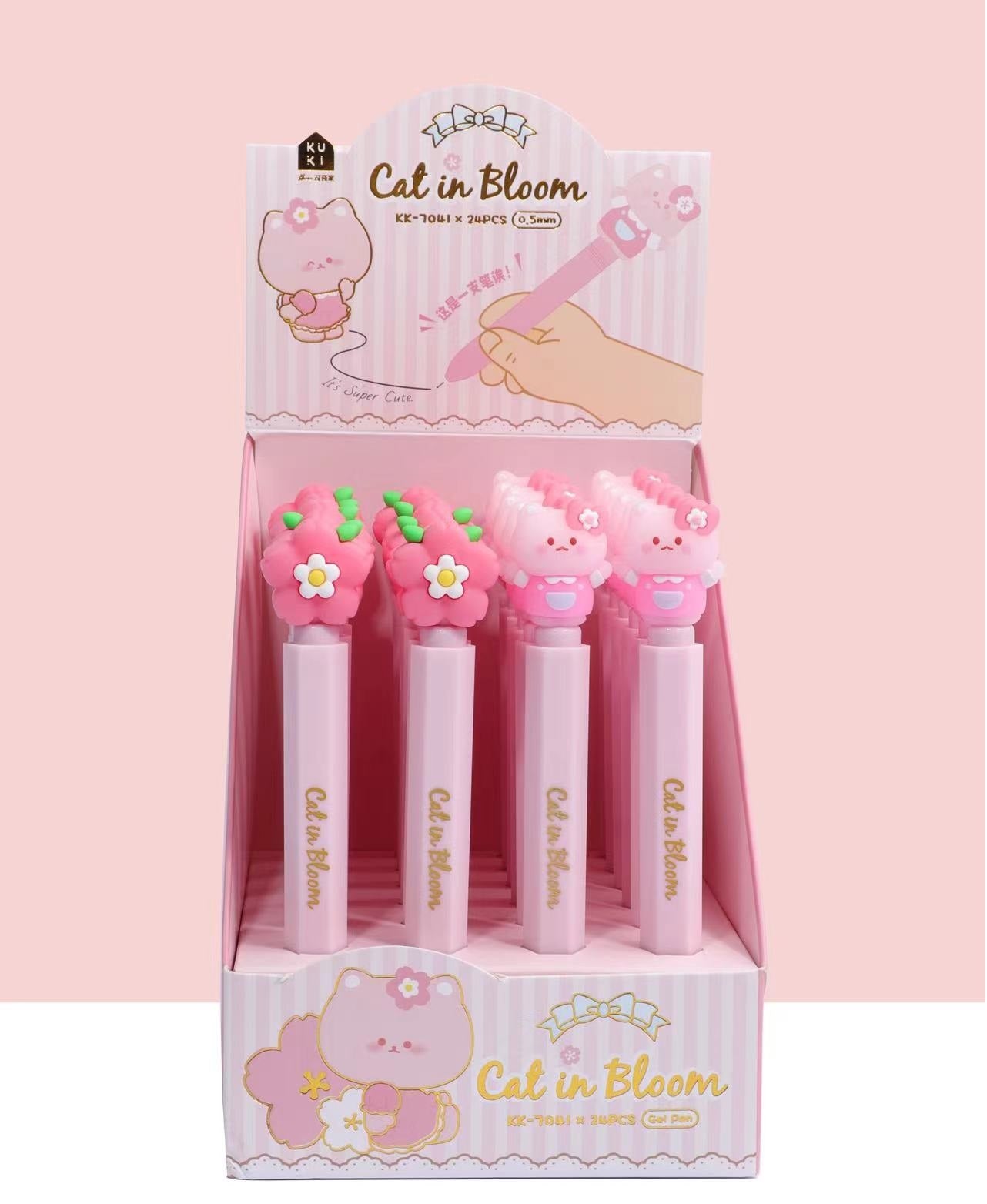 22627 SAKURA CAT GEL PEN-24