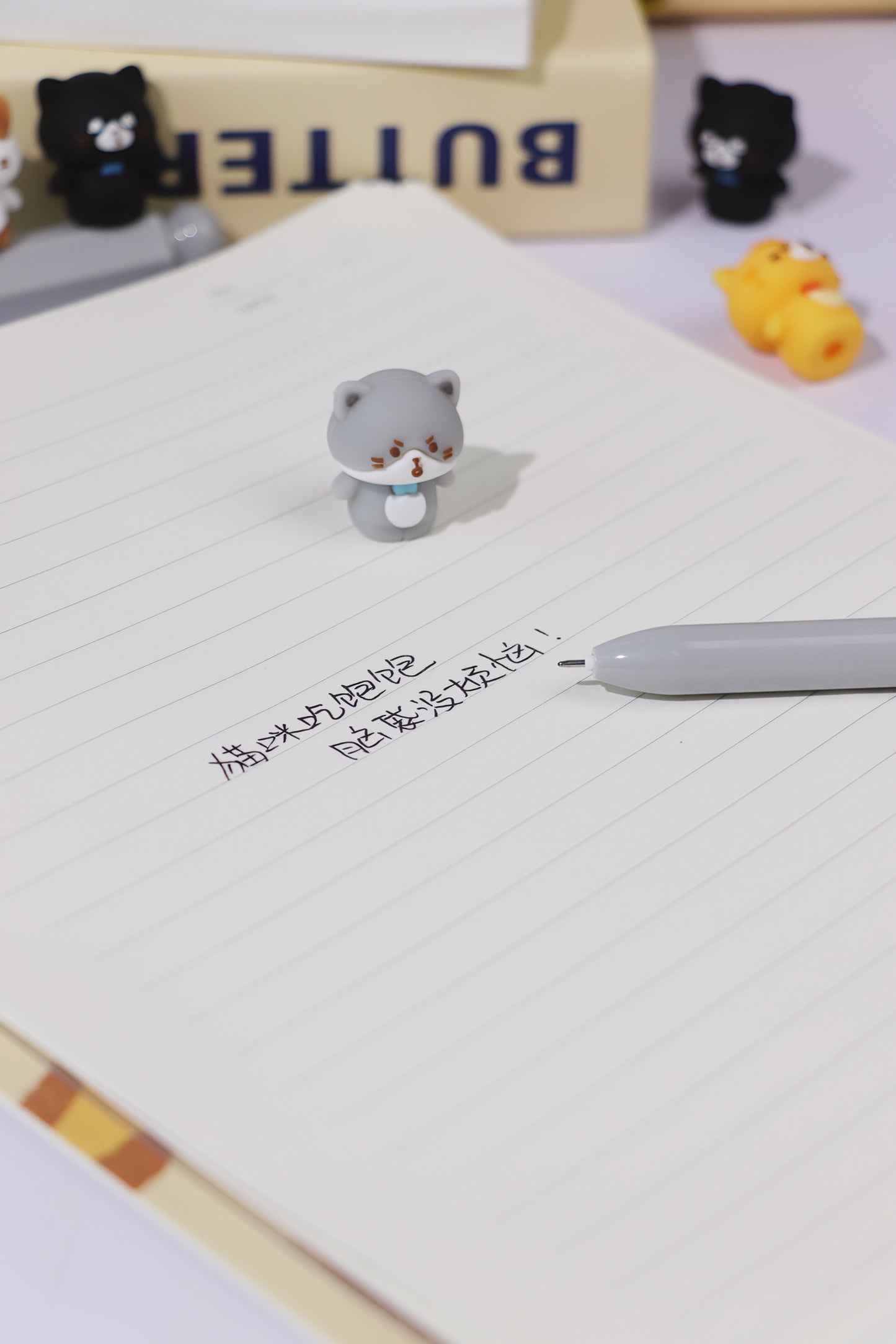 22638 CAT DIARY GEL PEN-24