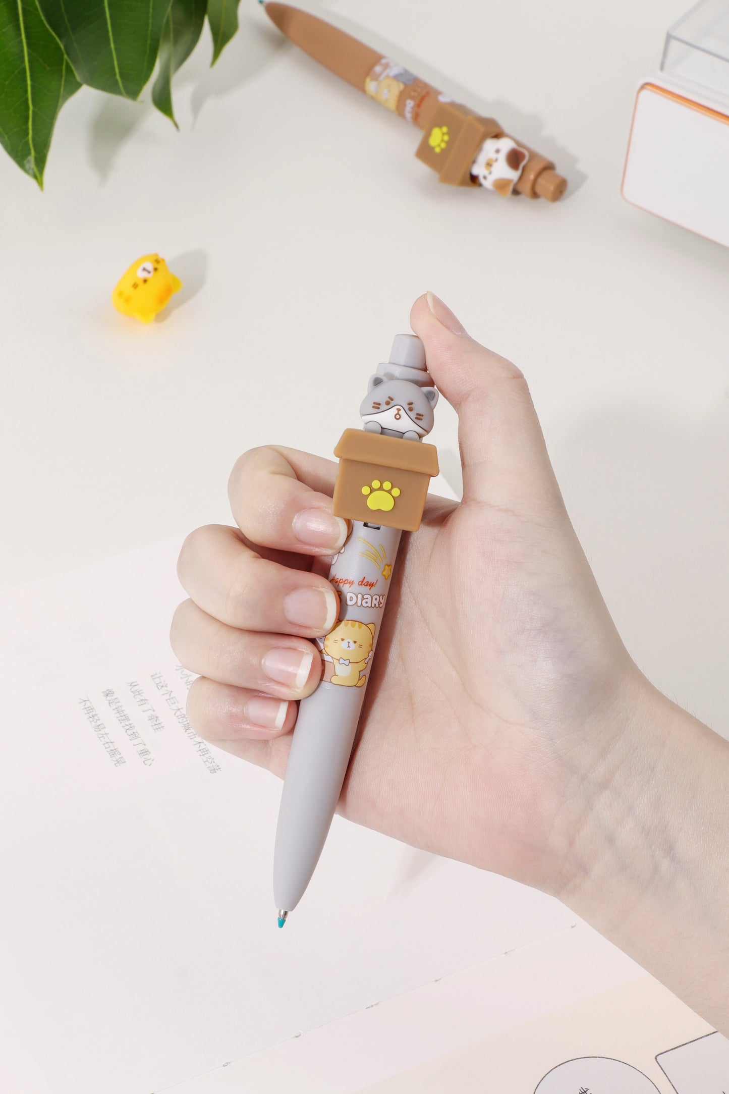 22649 ADOPT A CAT RETRACTABLE GEL PEN-36