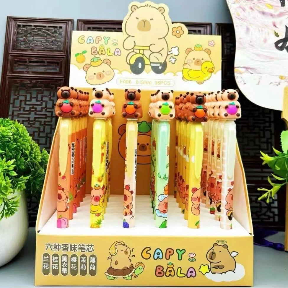 22650 CAPYBARA 6 SCENTS GEL PEN-36