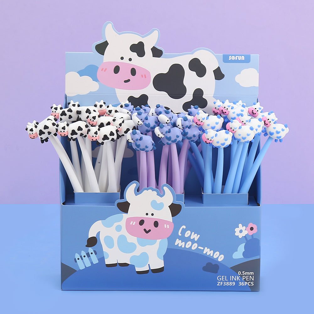 22665 COW WIGGLE GEL PEN-36