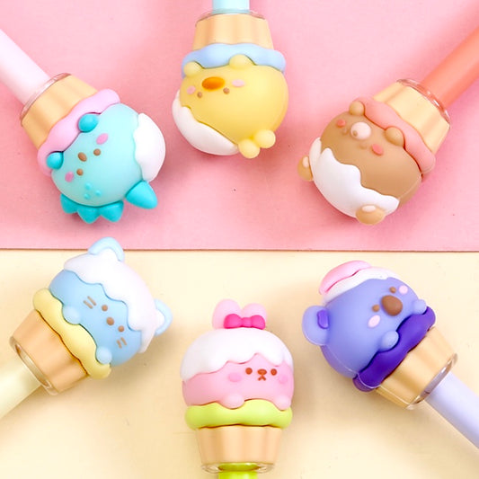 22666 CUPCAKE ANIMAL GEL PEN-36